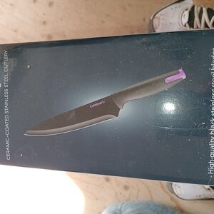 Cuisinart Black and Purple Chef Knife